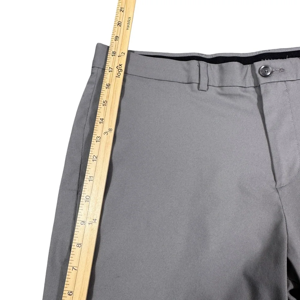 Perry Ellis Portfolio Mens Gray Performance Golf Shorts Flat‎ Front Size 34
